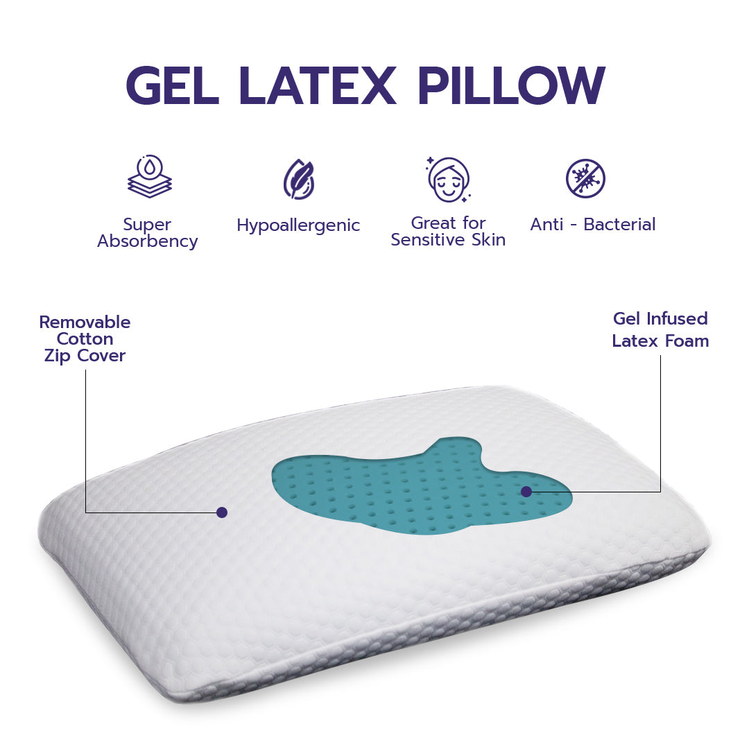 Hypoallergenic latex pillow