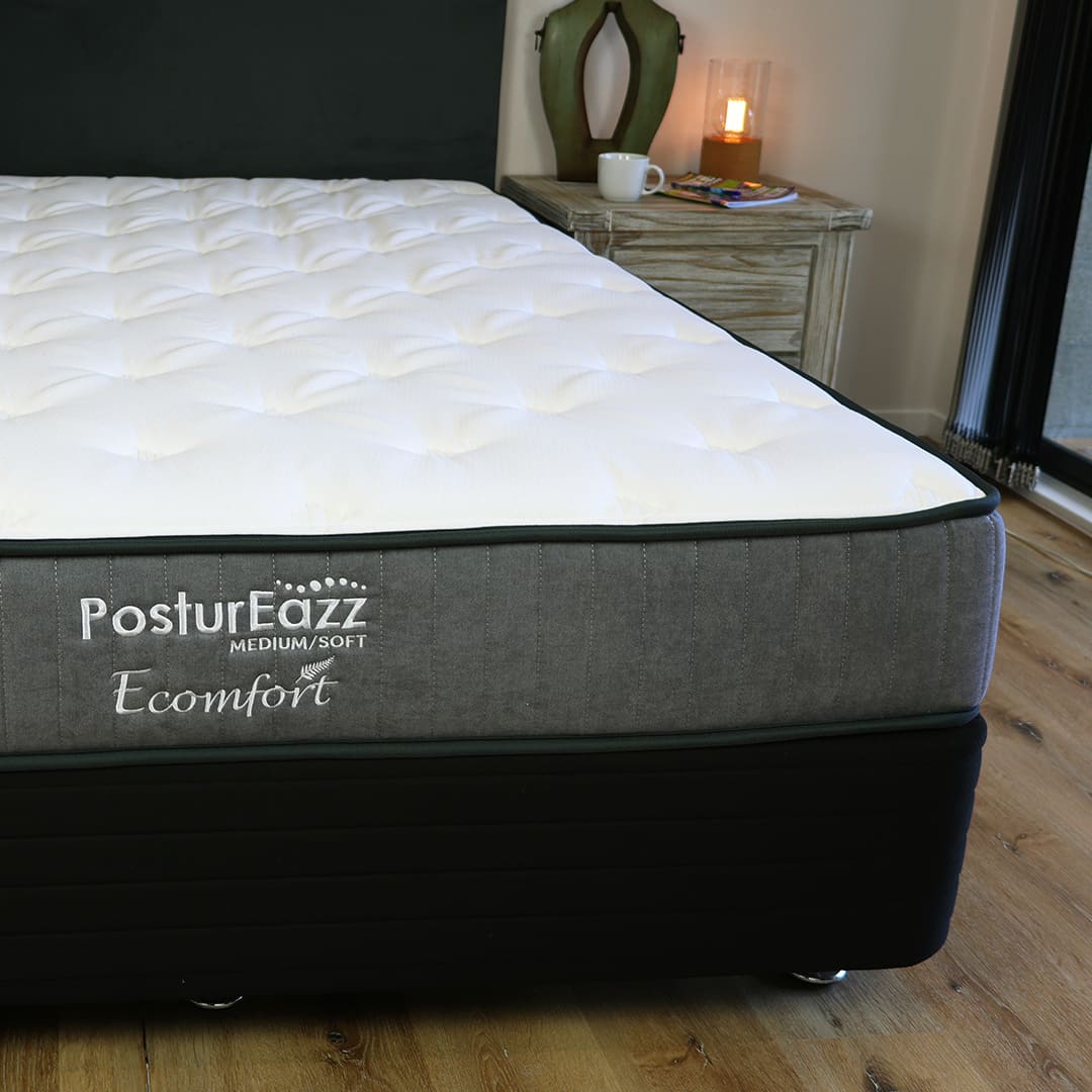 Ecomfort PosturEazz New Zealand Made Medium Soft Mattress 